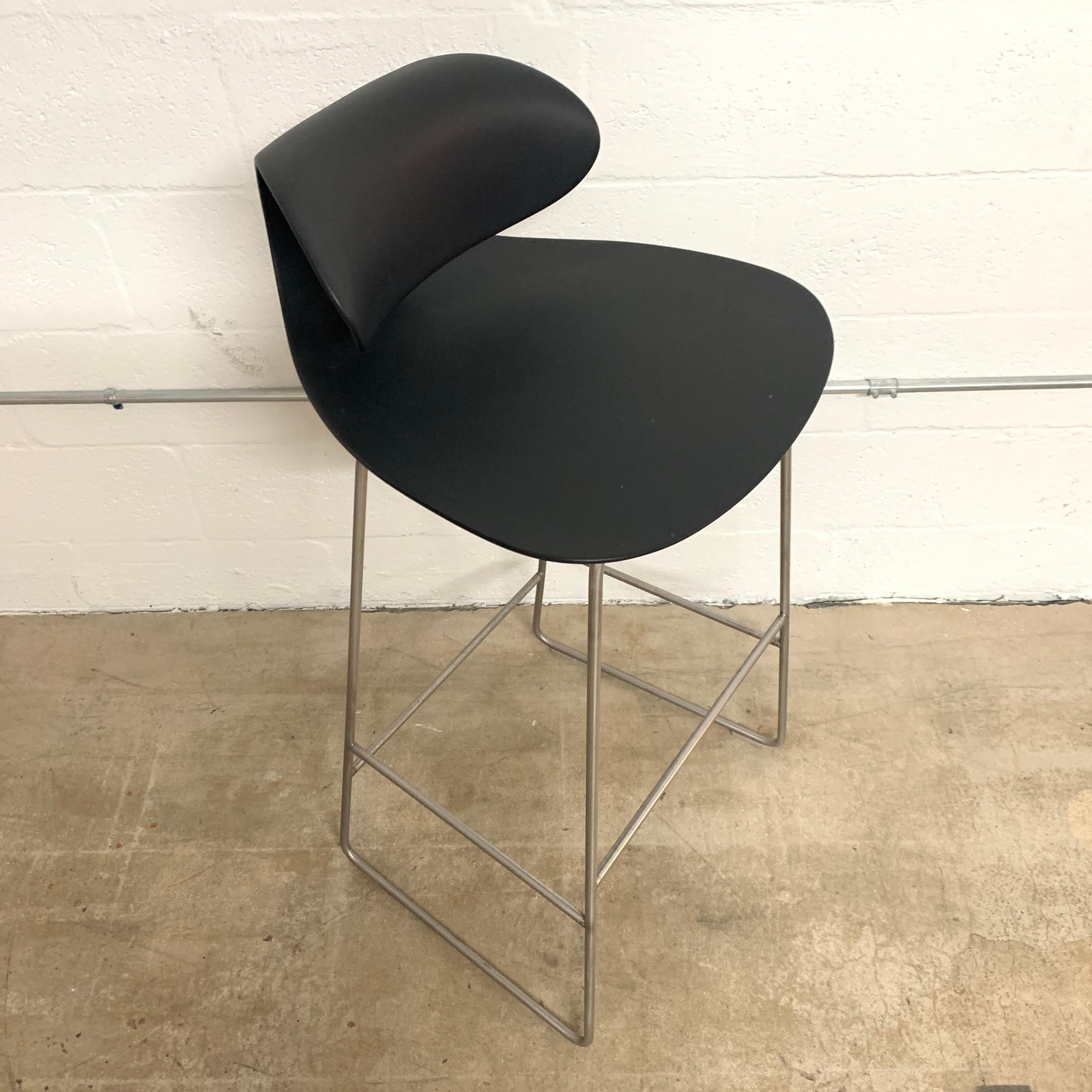 Pair of Maxima Bar Stools by Sawaya & Moroni, 2002 In Good Condition For Sale In Miami, FL
