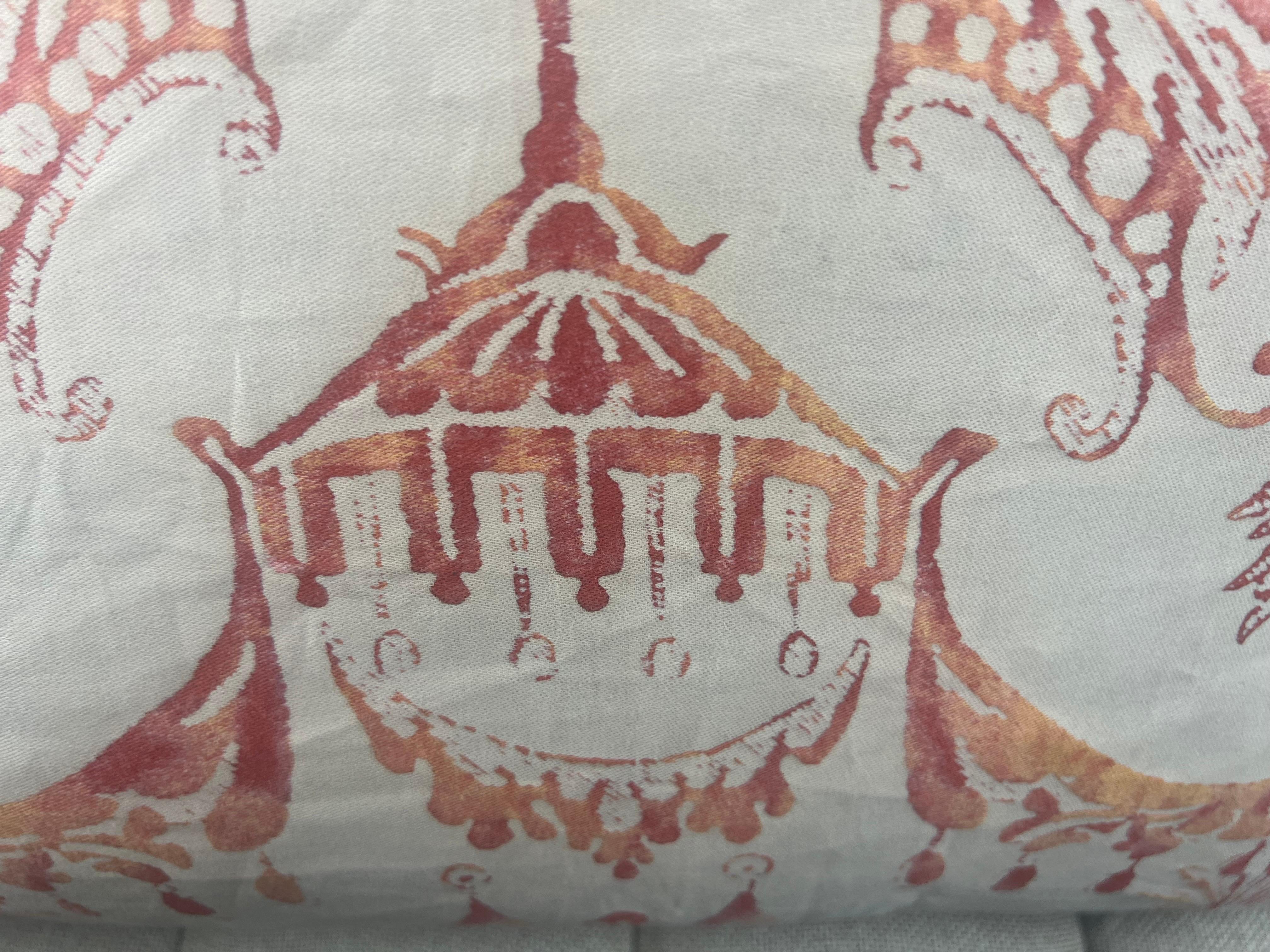 Paar Fortuny-Textilkissen mit Mazianno-Muster (Chinoiserie) im Angebot