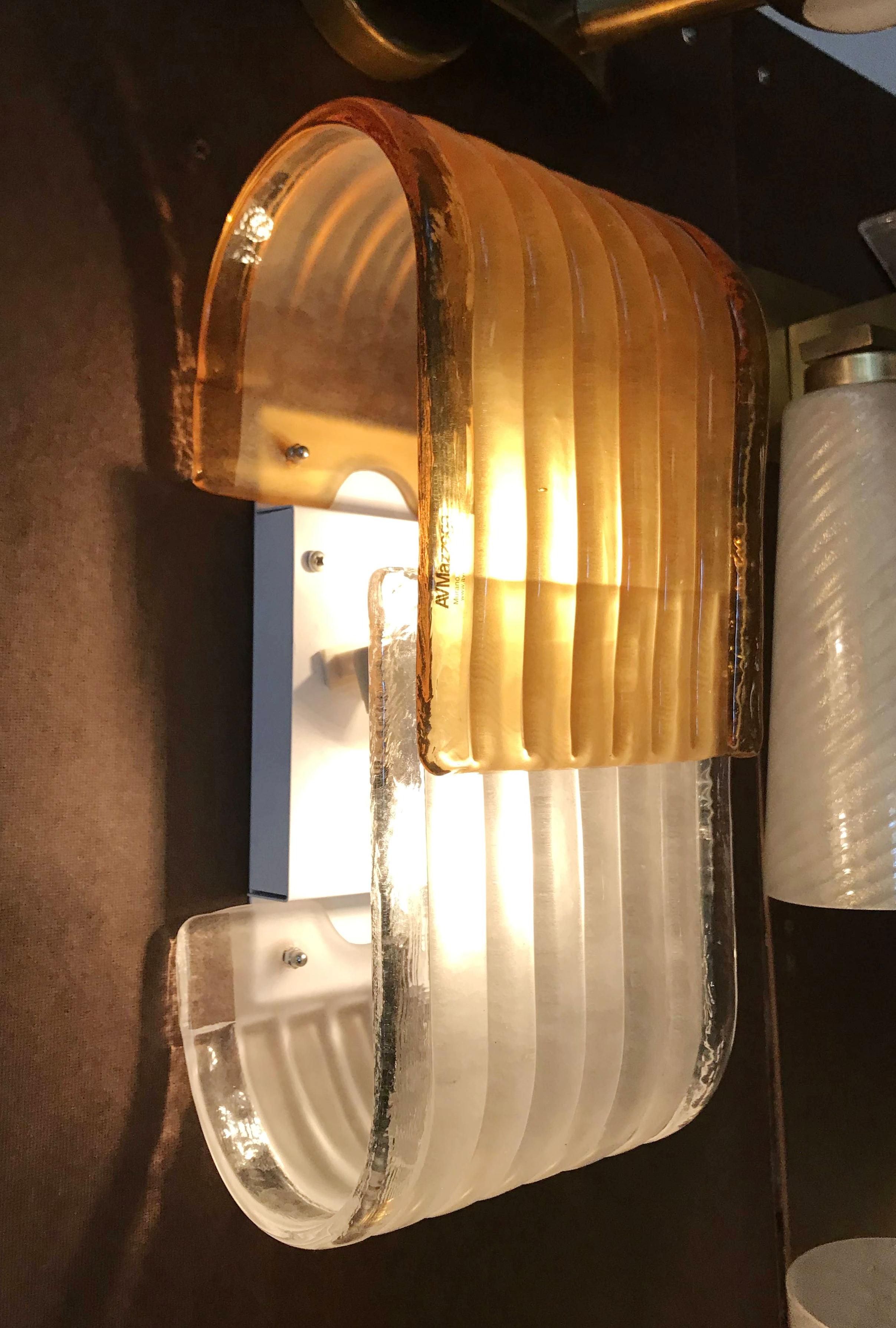 Pair of Mazzega Sconces 4