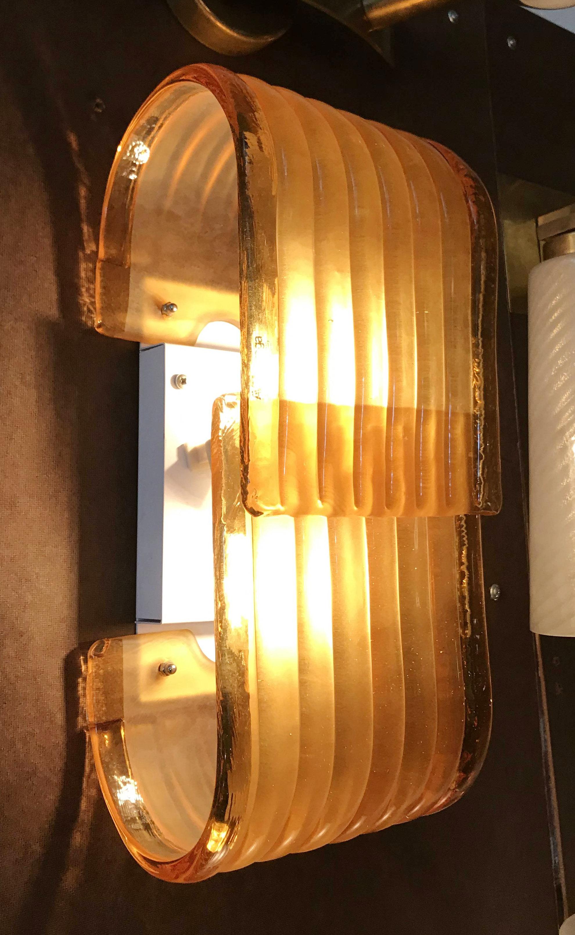 Pair of Mazzega Sconces 9
