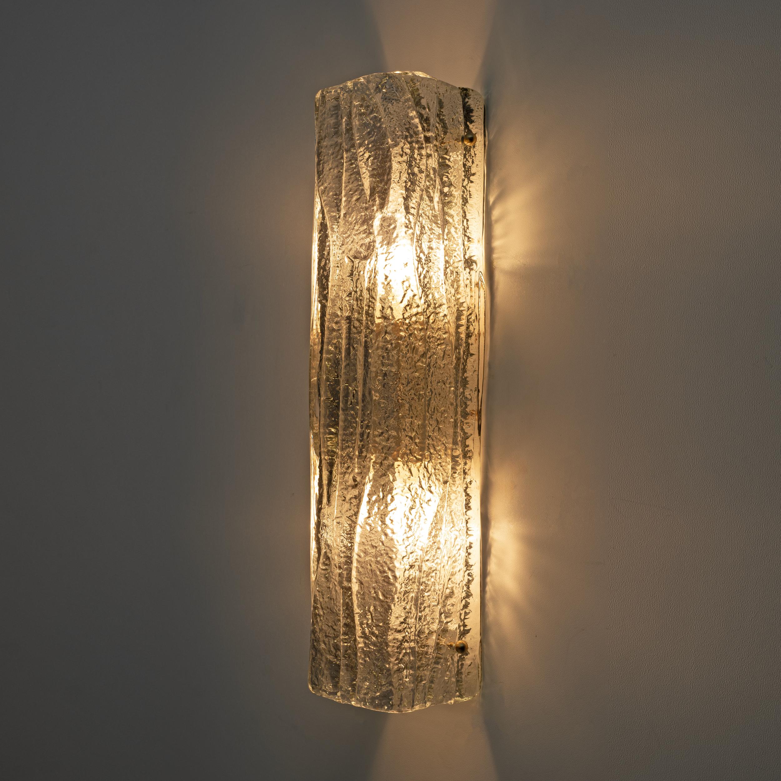Coppia di lampade in vetro di Murano in stile Mazzega Murano In condizioni ottime in vendita a Puglia, Puglia