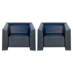Pair of Mb1 Arm Chairs by Mario Bellini for Heller