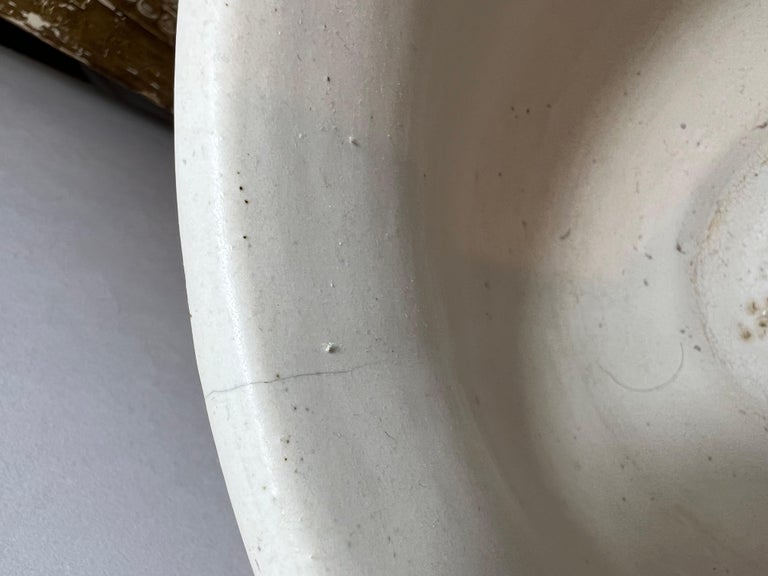 Pair of McCoy Pottery Jardiniere and Pedestals with a Cattail Design