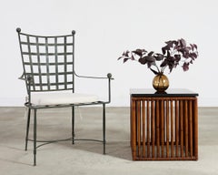 Ein Paar McGuire Bamboo Cube Granitplatte Getränketische