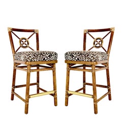 Pair of McGuire Bar Stools