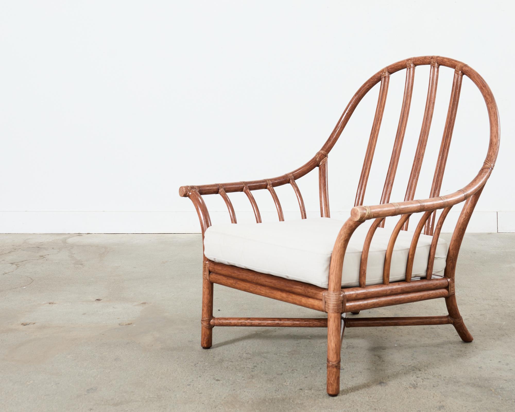 Coppia di sedie da salotto in rattan McGuire Organic Modern Oversize in vendita 8