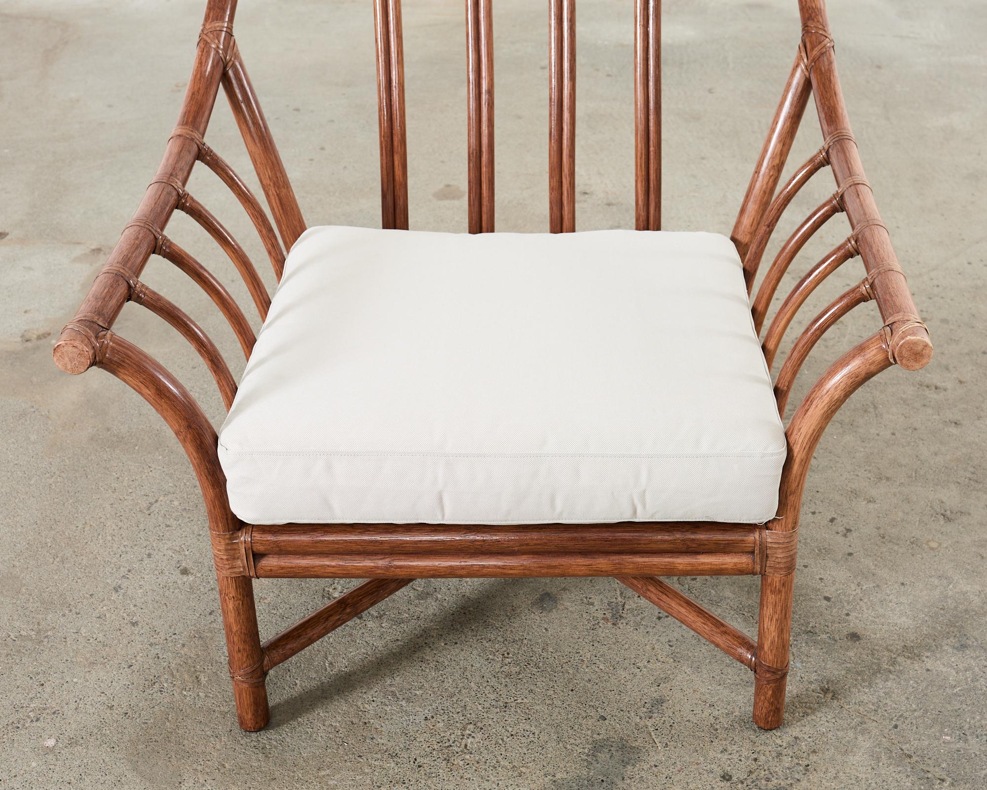 Coppia di sedie da salotto in rattan McGuire Organic Modern Oversize in vendita 11