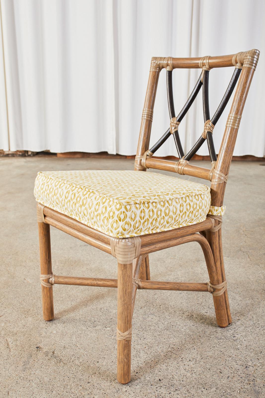 modern rattan dining chair