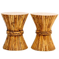 Pair of McGuire Side Tables