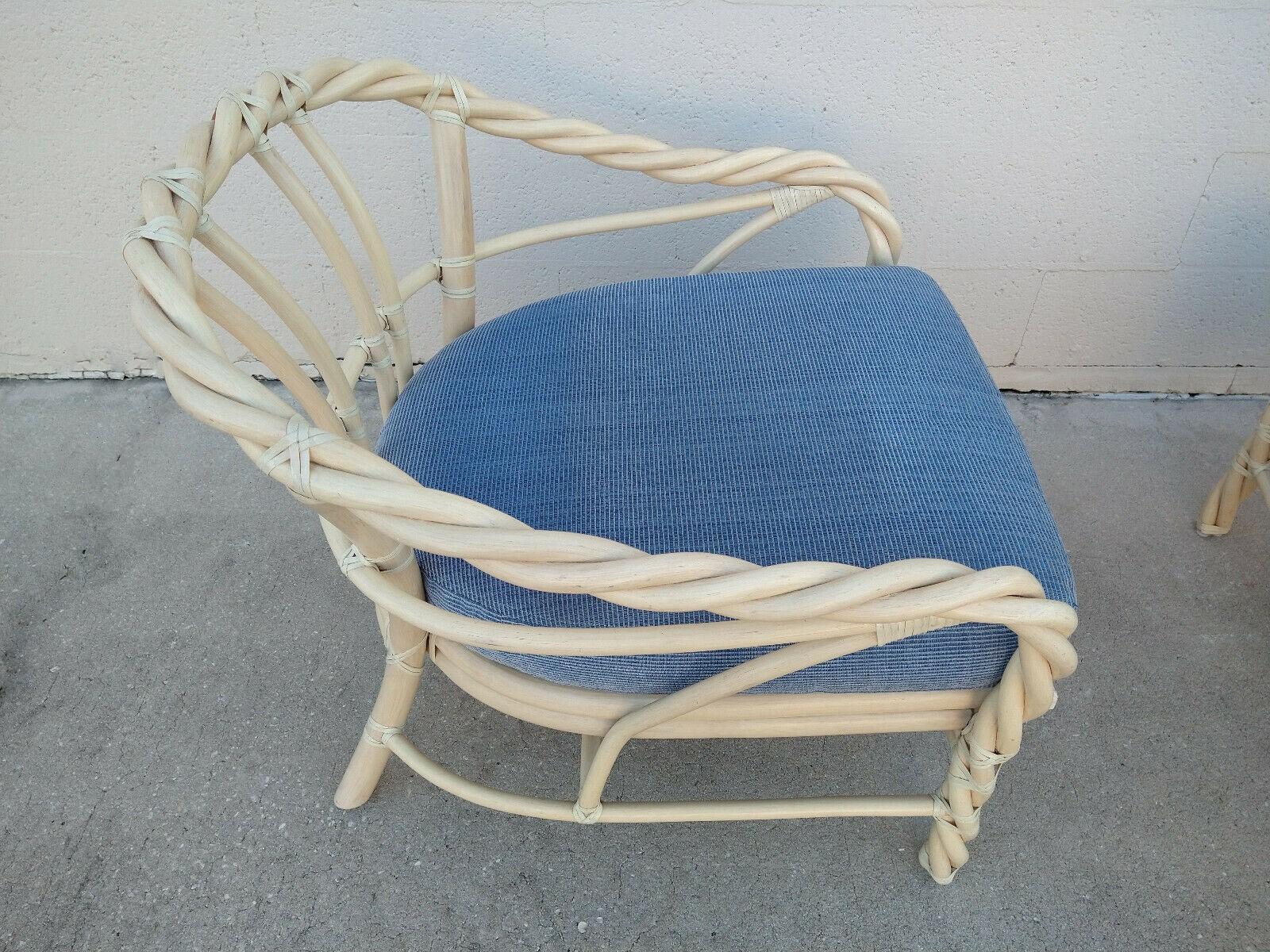 twisted rattan furniture
