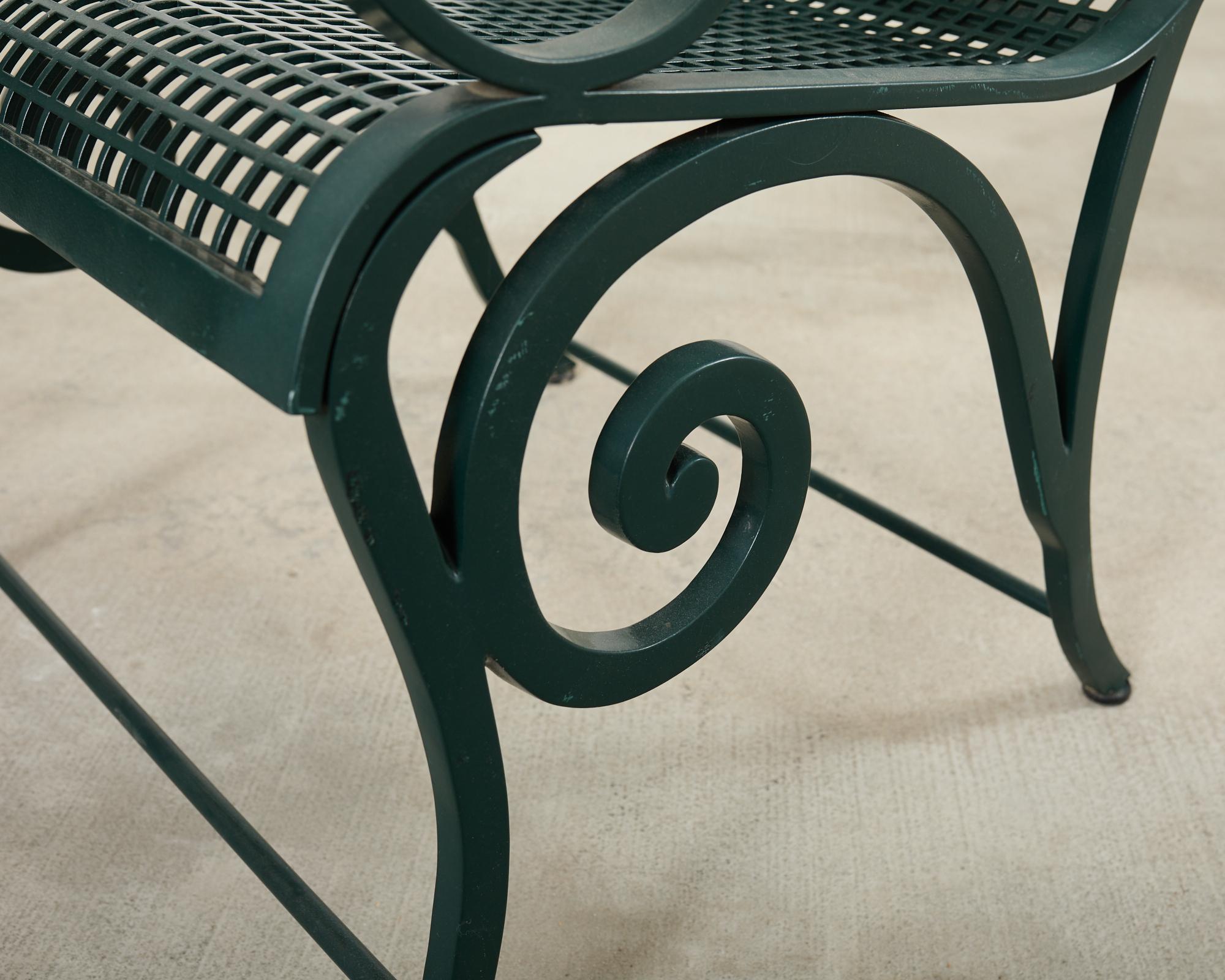 Pair of McKinnon and Harris Regency Garden Lounge Chairs For Sale 4