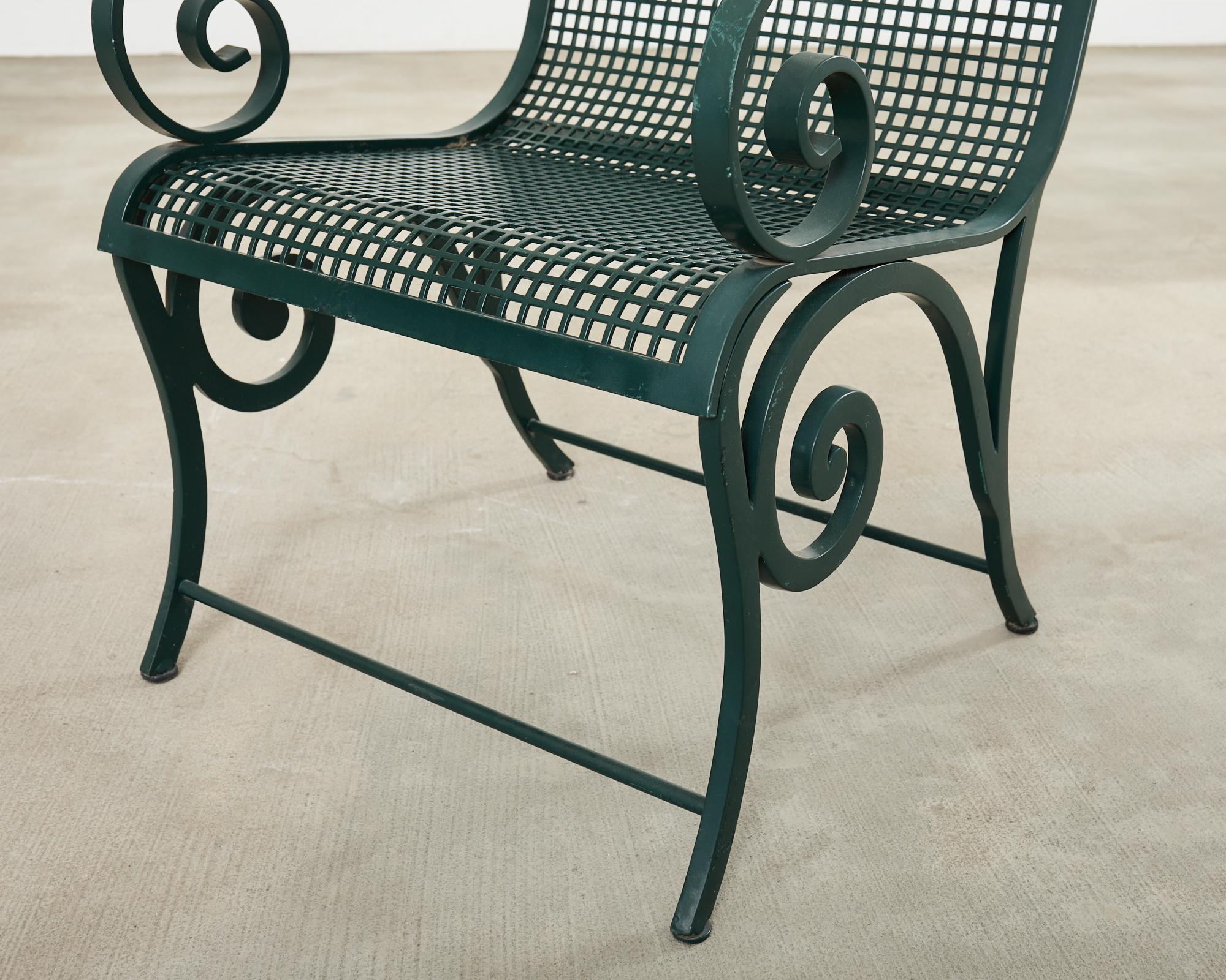 Pair of McKinnon and Harris Regency Garden Lounge Chairs For Sale 11