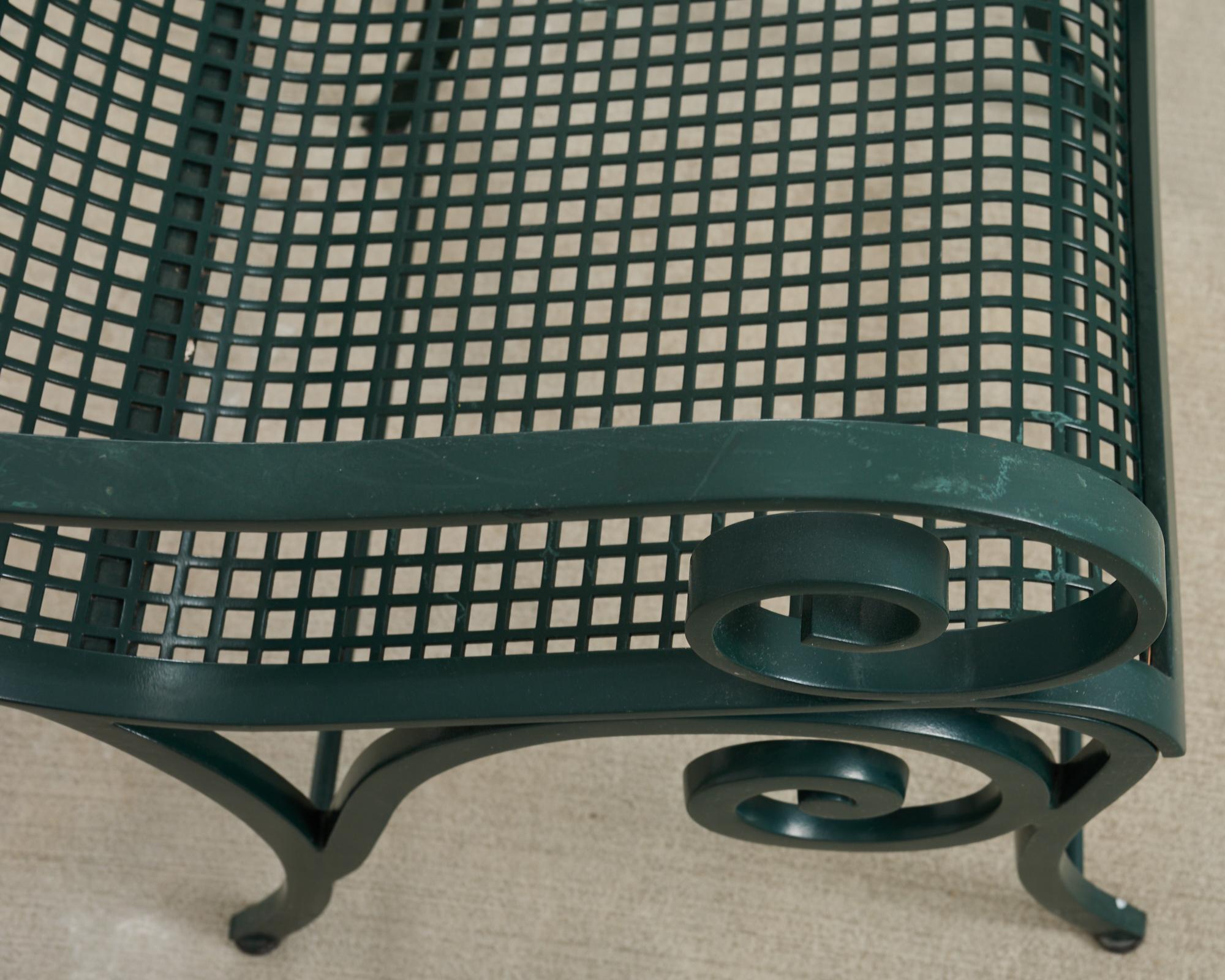 Aluminum Pair of McKinnon and Harris Regency Garden Lounge Chairs For Sale