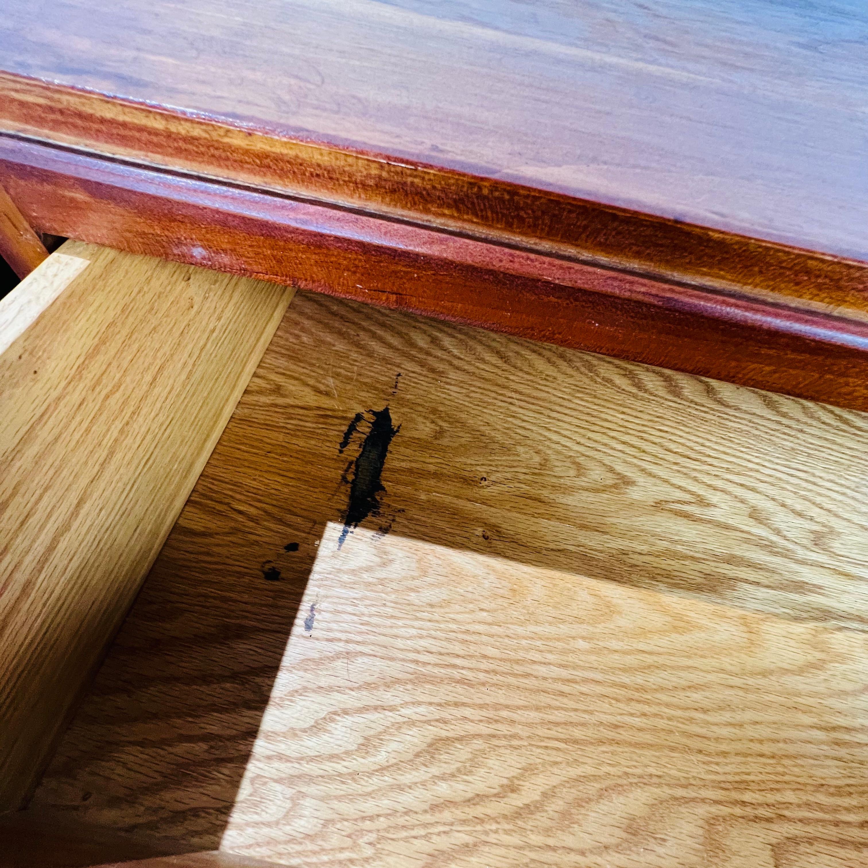 Pair of MCM Cherry 3 Drawer Chests / Dressers 7