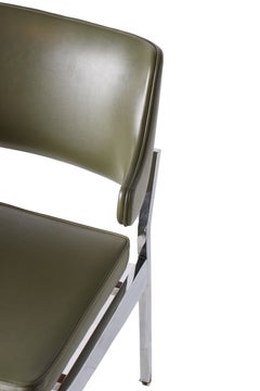 Pair of MCM Chrome Chairs