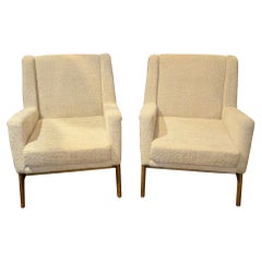 Pair of MCM Italian Gio Ponti Manner Armchairs