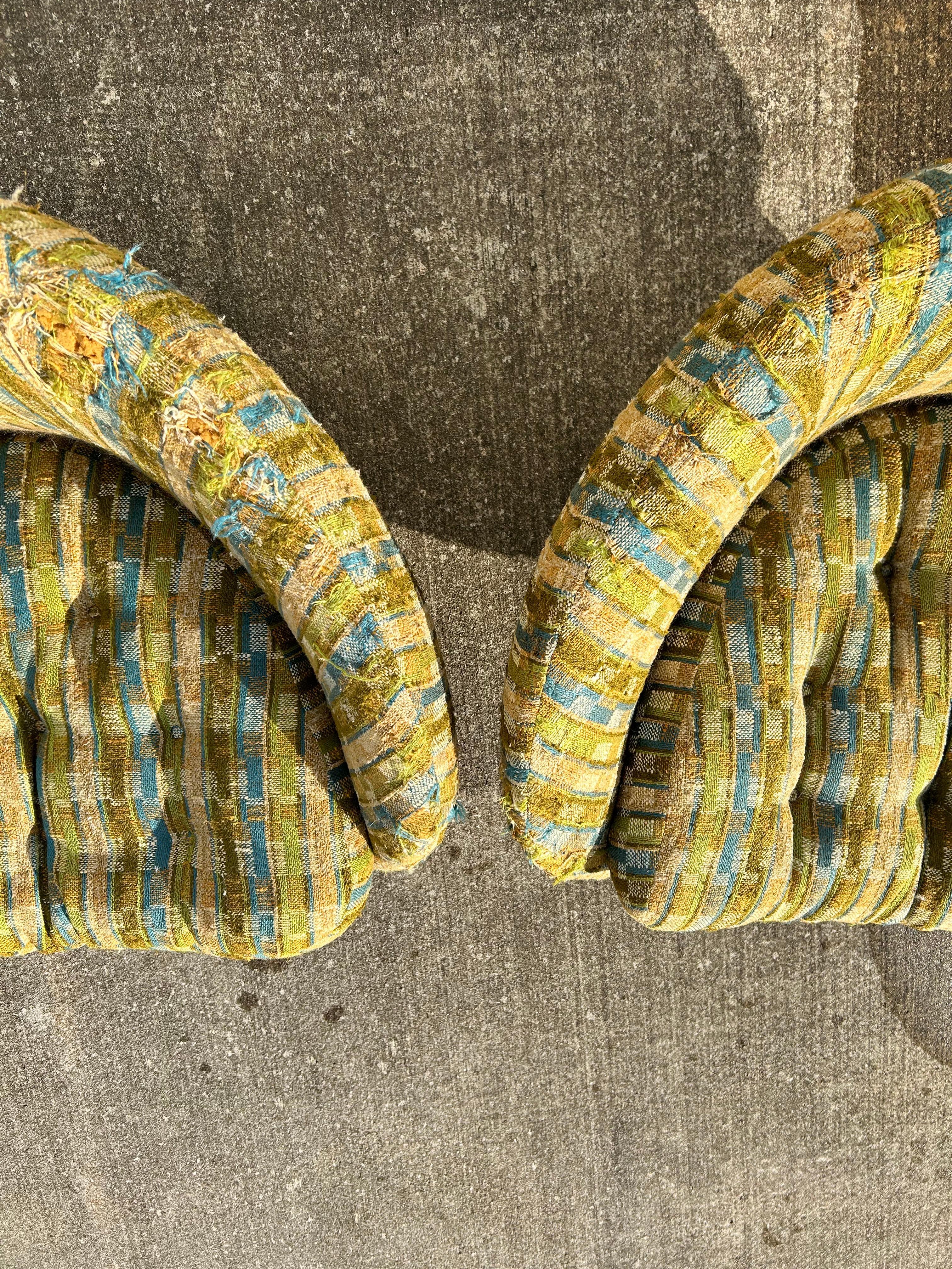 Pair of Mcm Swivel Egg Chairs 1