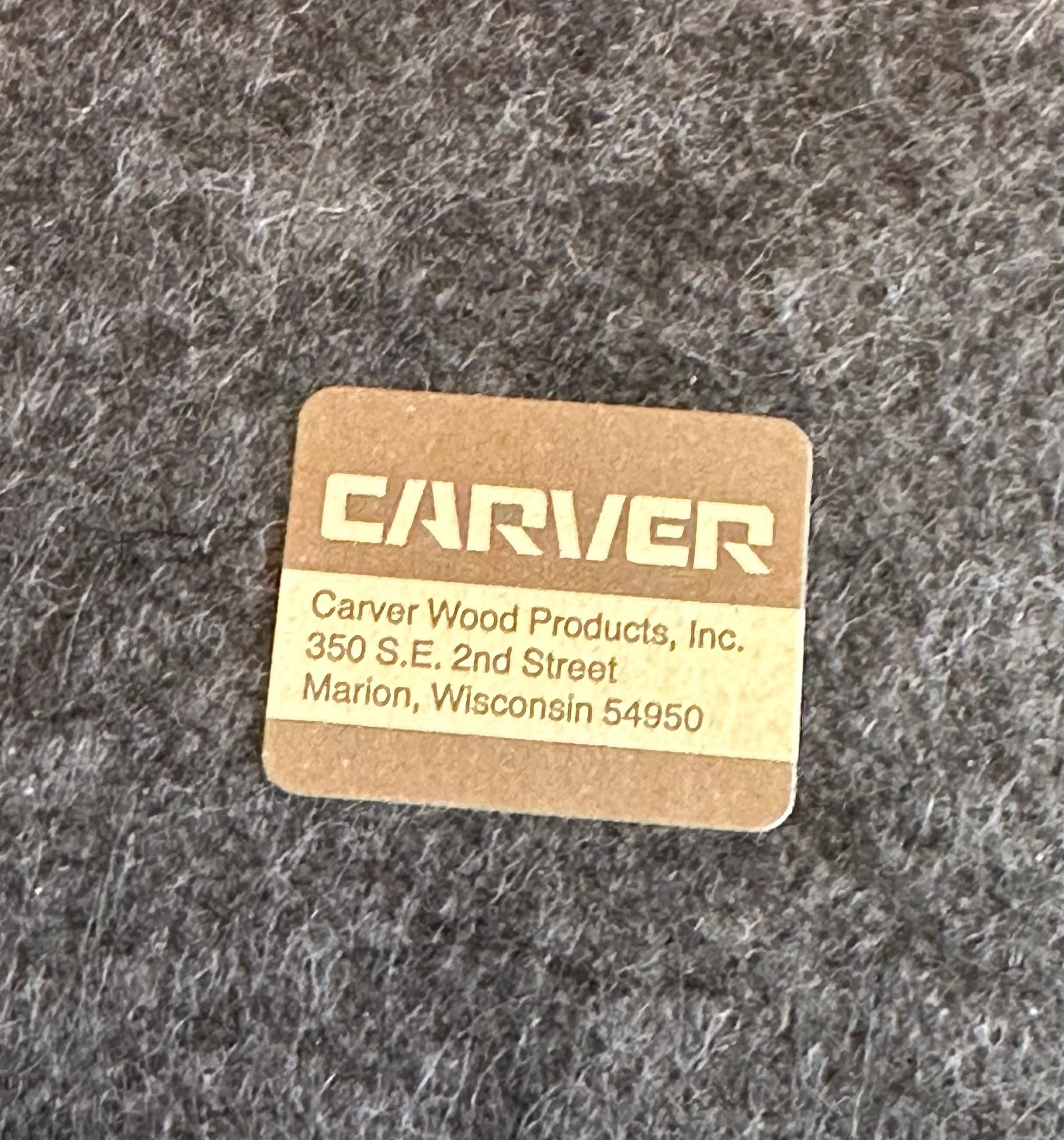 Paar MCM-Brieftabletts aus Nussbaumholz von Carver Wood Products im Angebot 6