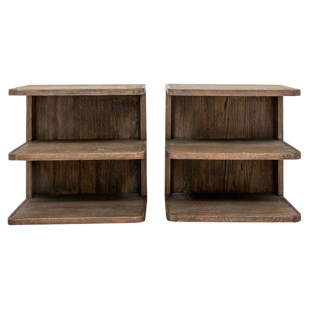 Pair of Mecox Gardens Tiered Side Tables