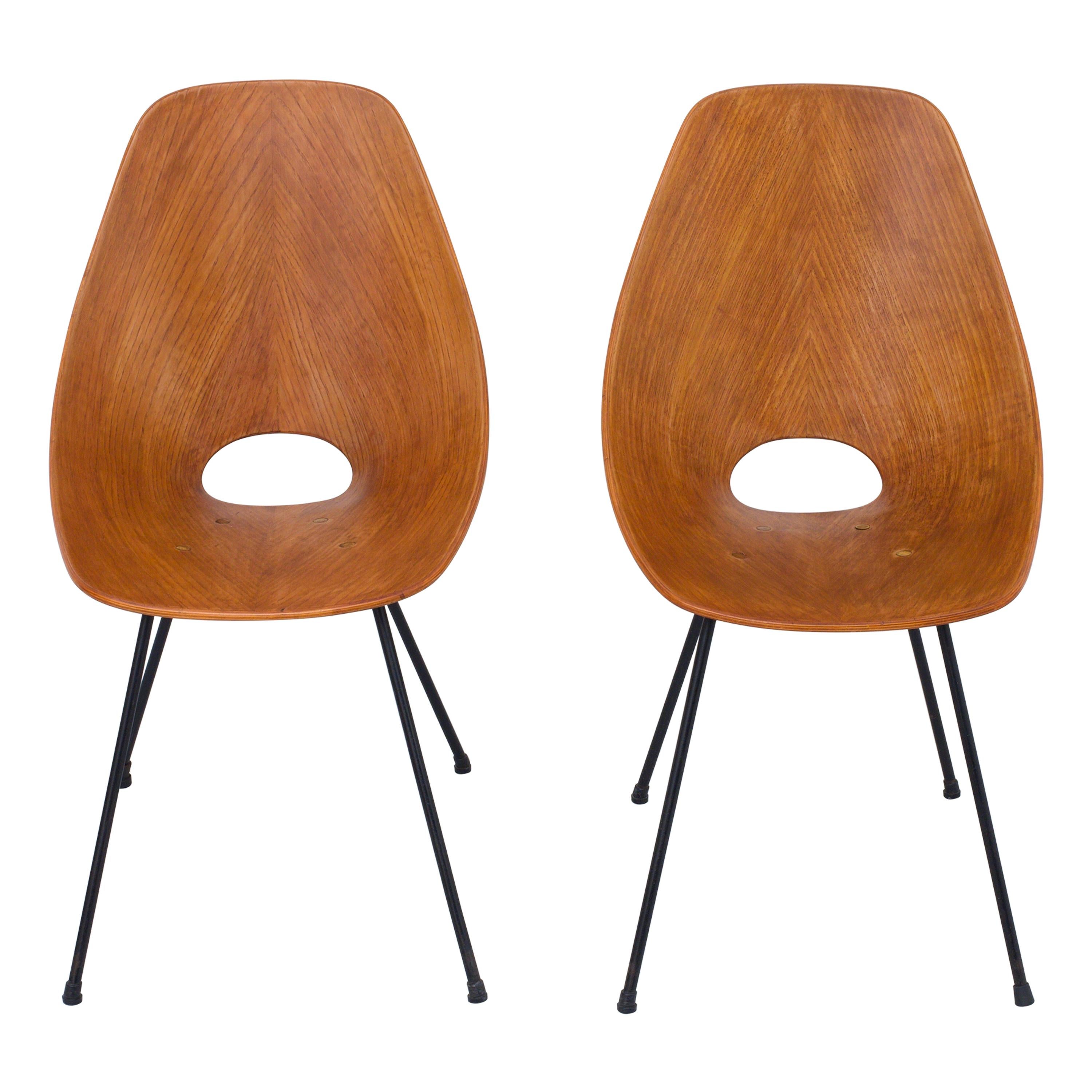 Pair of ‘Medea’ Dining Chairs by Vitorio Nobili, Italy, 1950s
