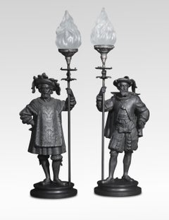 Paar mittelalterliche Lampen