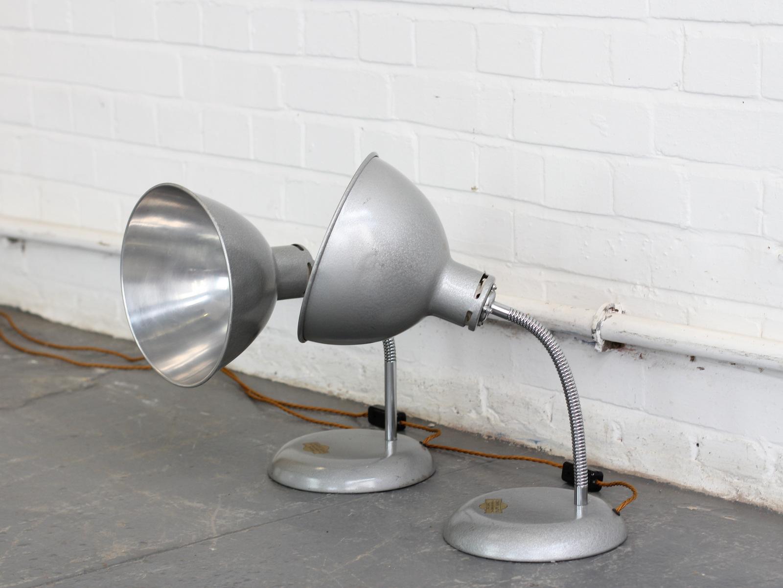 Mid-20th Century Pair of Medical Lamps by Stephen Glover, circa 1940s