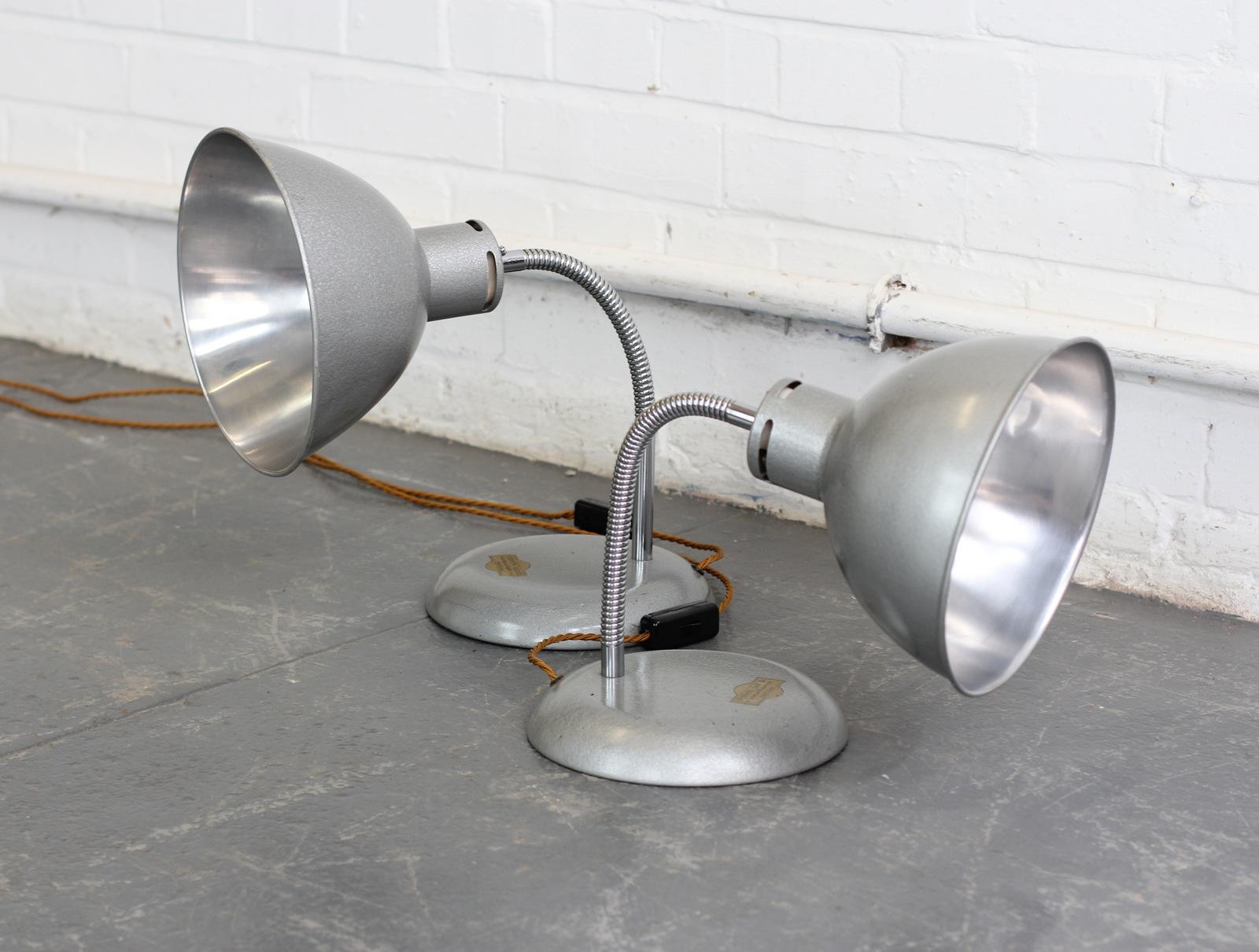 Pair of Medical Lamps by Stephen Glover, circa 1940s 1