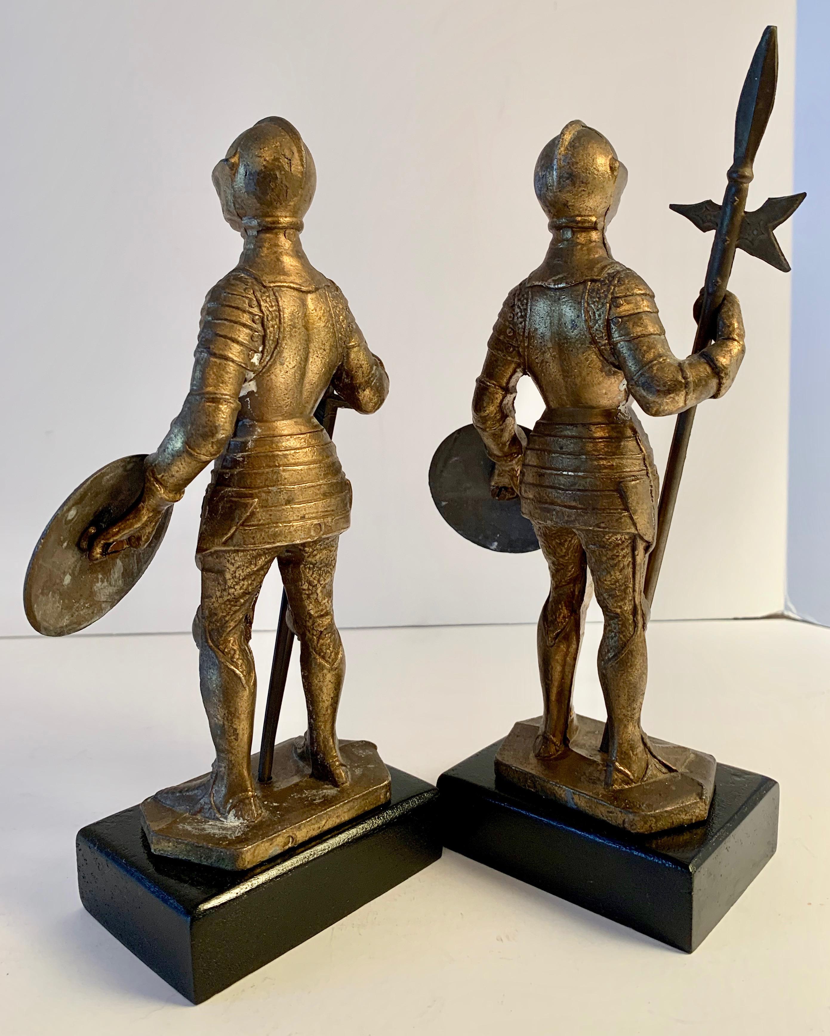 Pair of Medieval Knight Bookends 3
