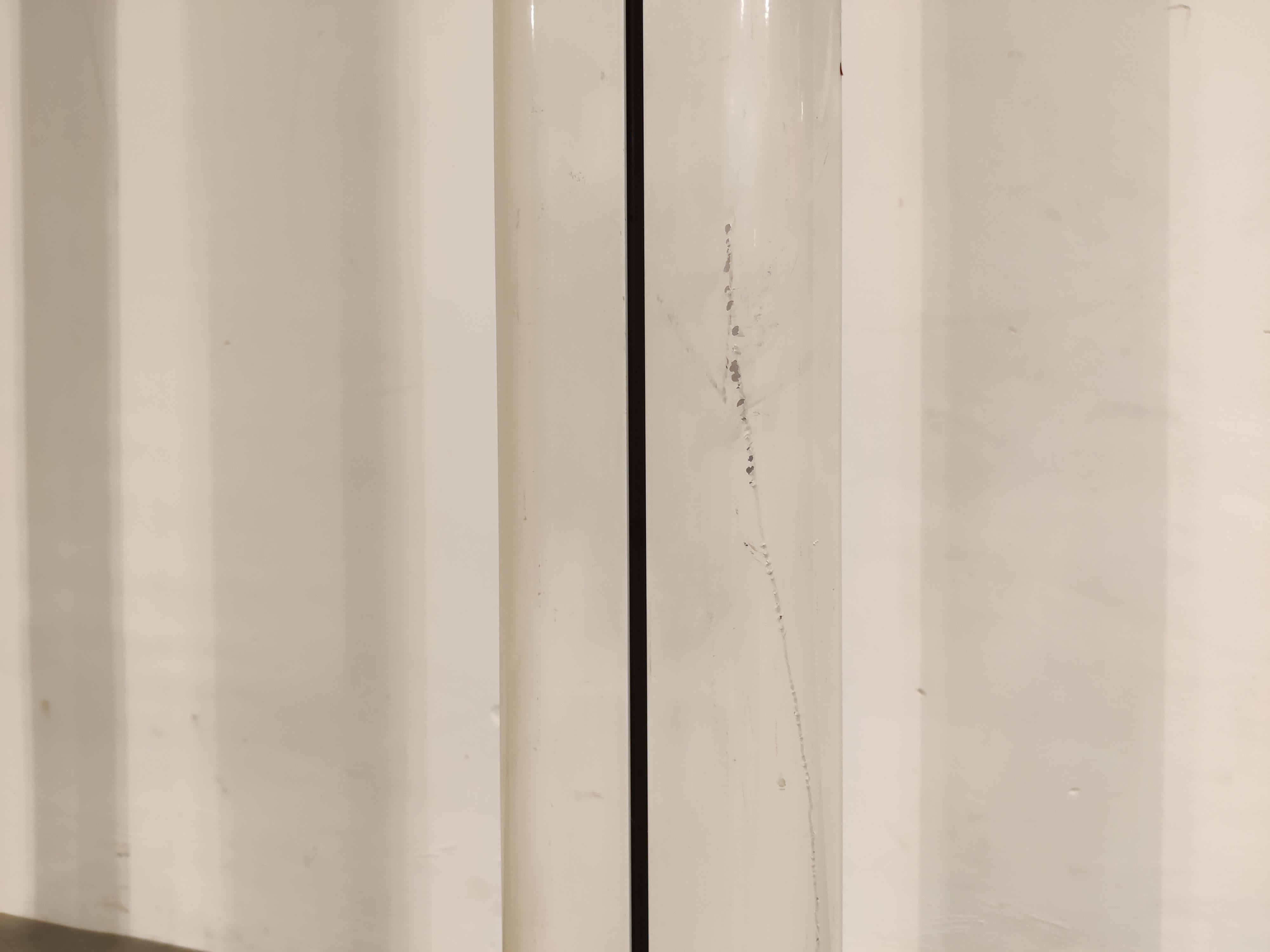 Aluminum Pair of Megaron Floor Lamps by Gianfranco Frattini for Artemide, 1970s