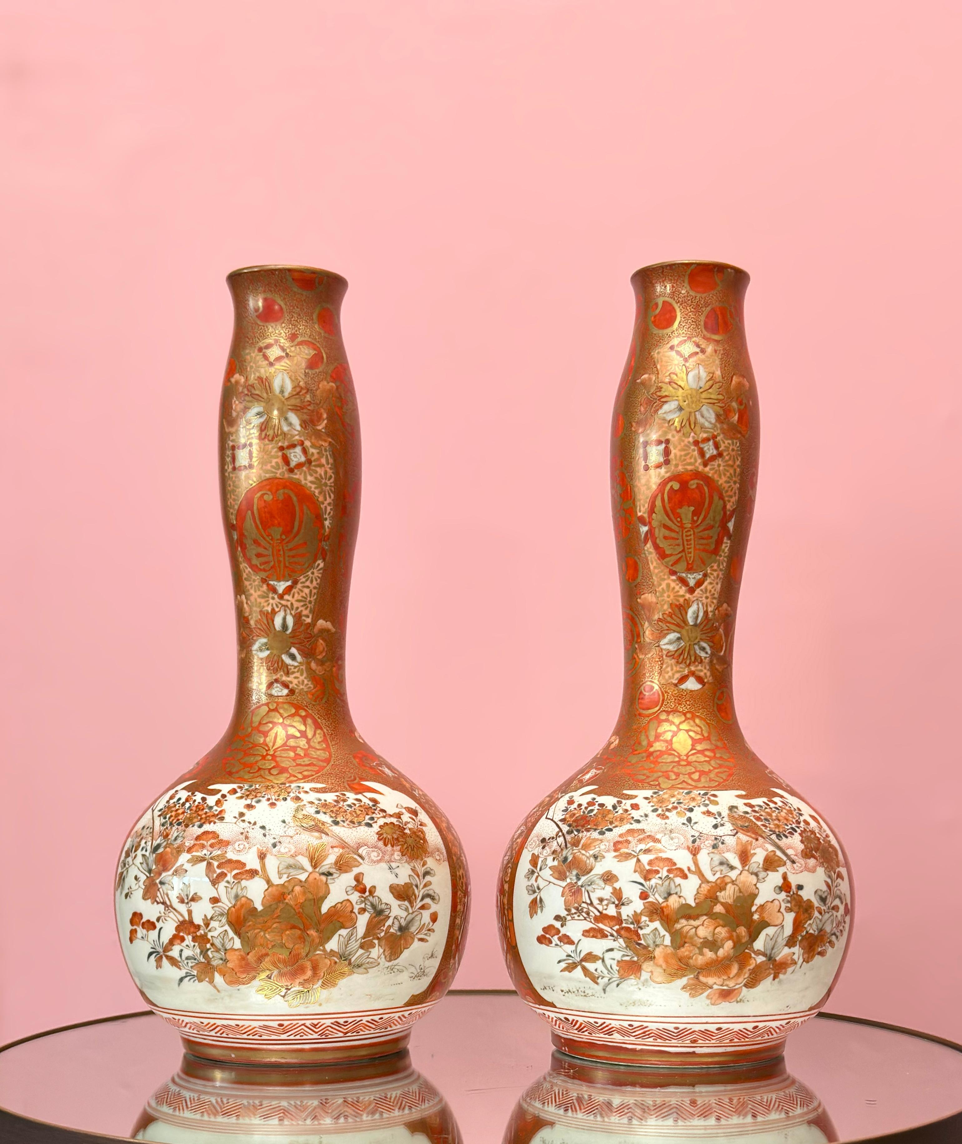 Vasi giapponesi del periodo Meiji, zucca, Dai Nippon Kutani Tsukuru c.1890 Giappone in vendita 5