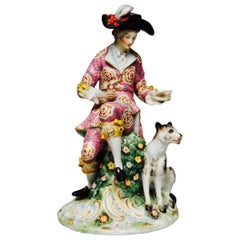 Paire de figures de Meissen représentant un berger et une bergère