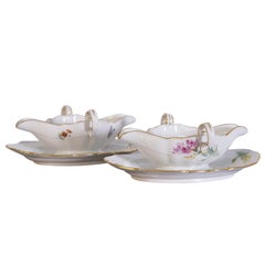 Antique Pair of Meissen Legume Dishes from the Marcolini Period, 18th Century