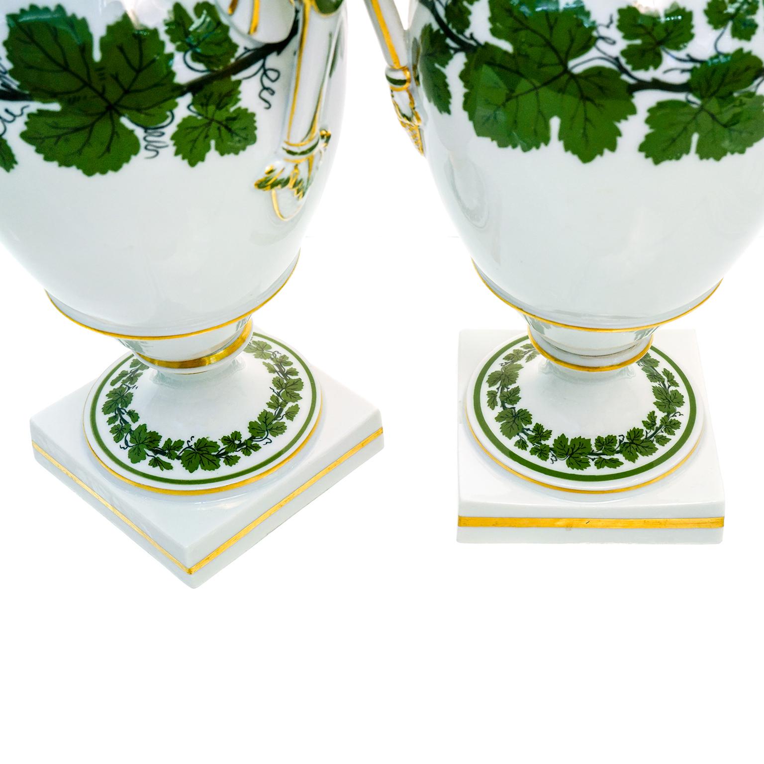 Paar Meissener Vasen, um 1890 im Angebot 2