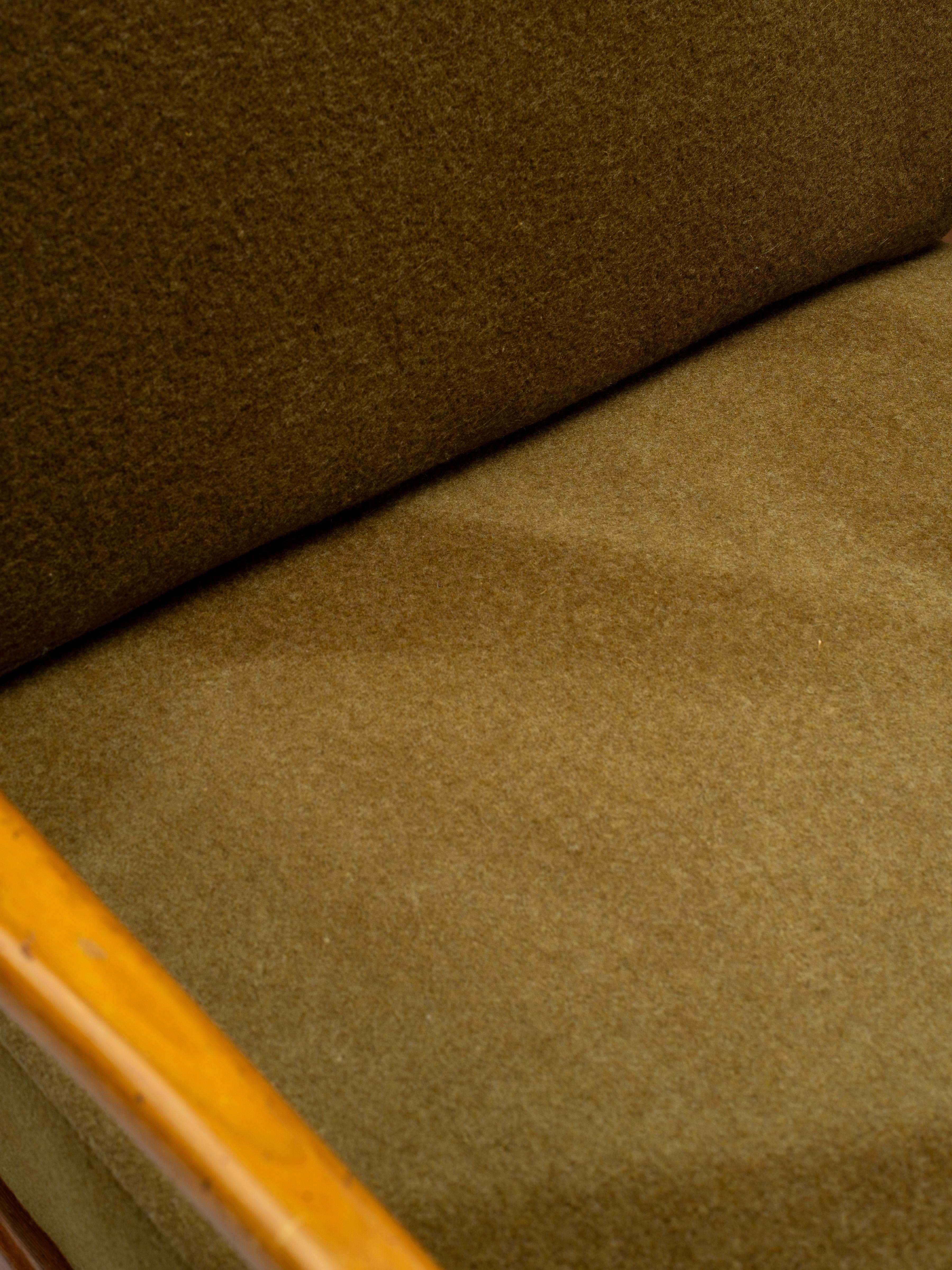 Pair Of Mel Smilow Railback Lounge Chairs For Smilow-Thiele For Sale 3