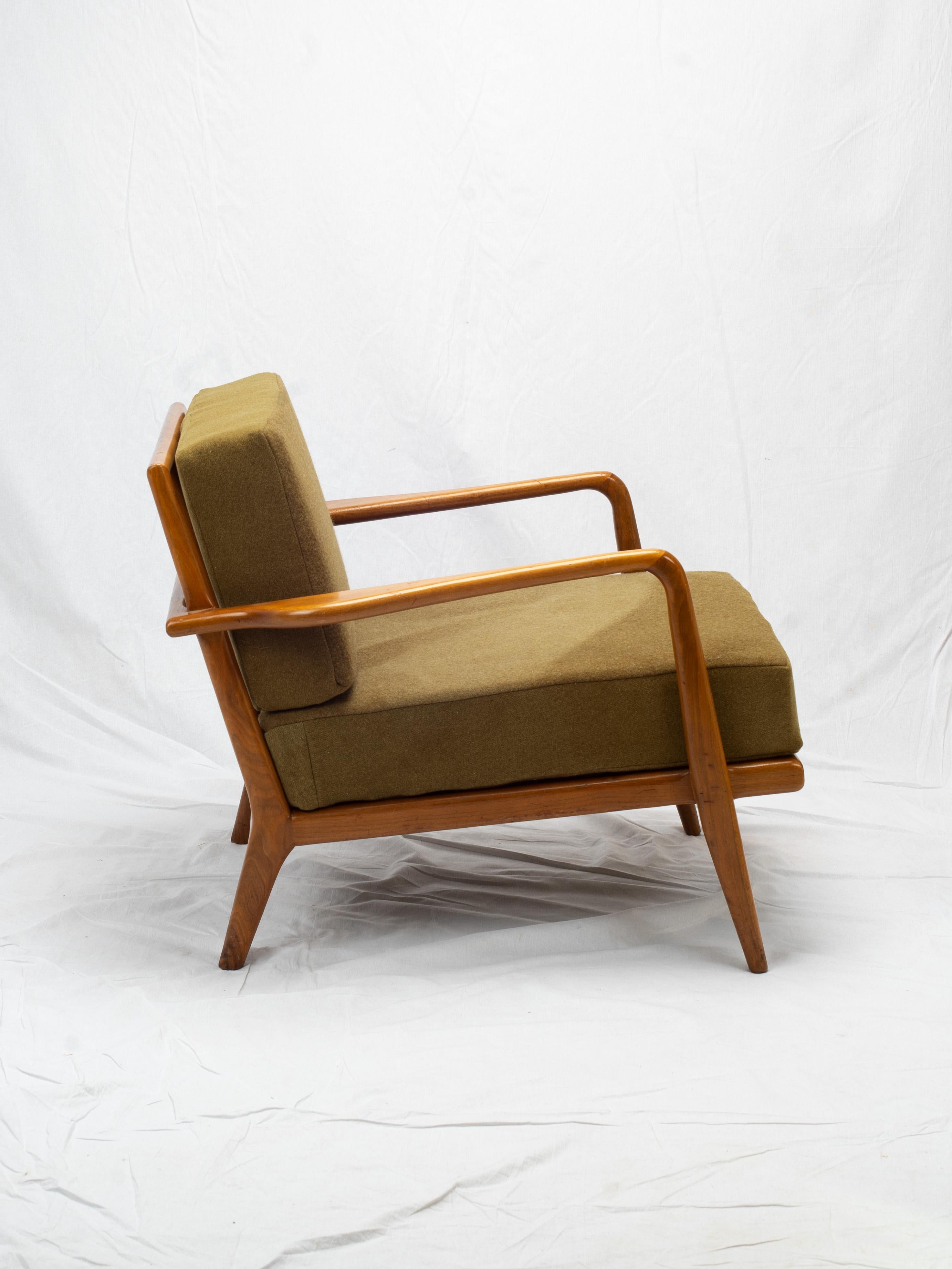 20th Century Pair Of Mel Smilow Railback Lounge Chairs For Smilow-Thiele For Sale