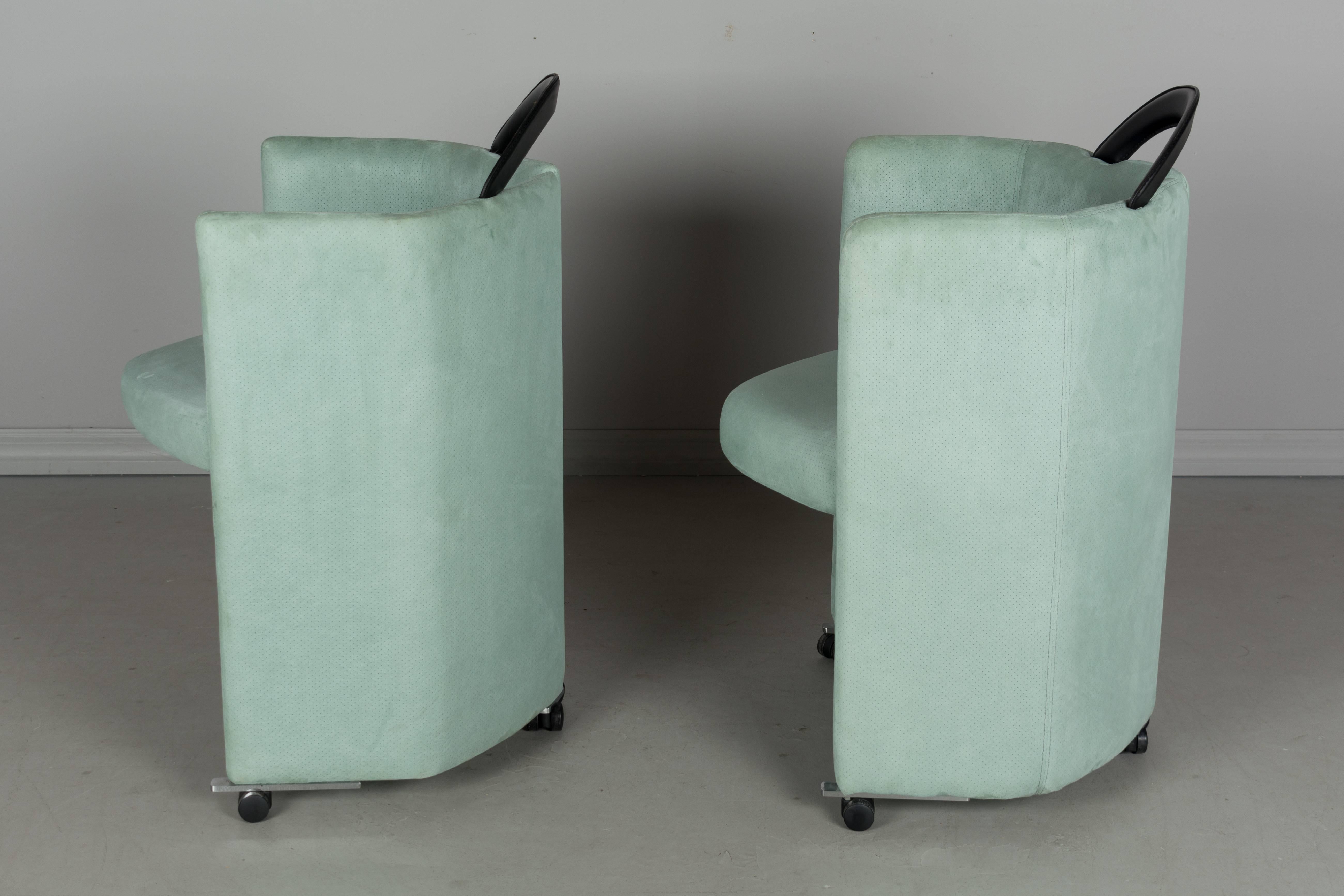 Modern Pair of Memphis Style Chairs