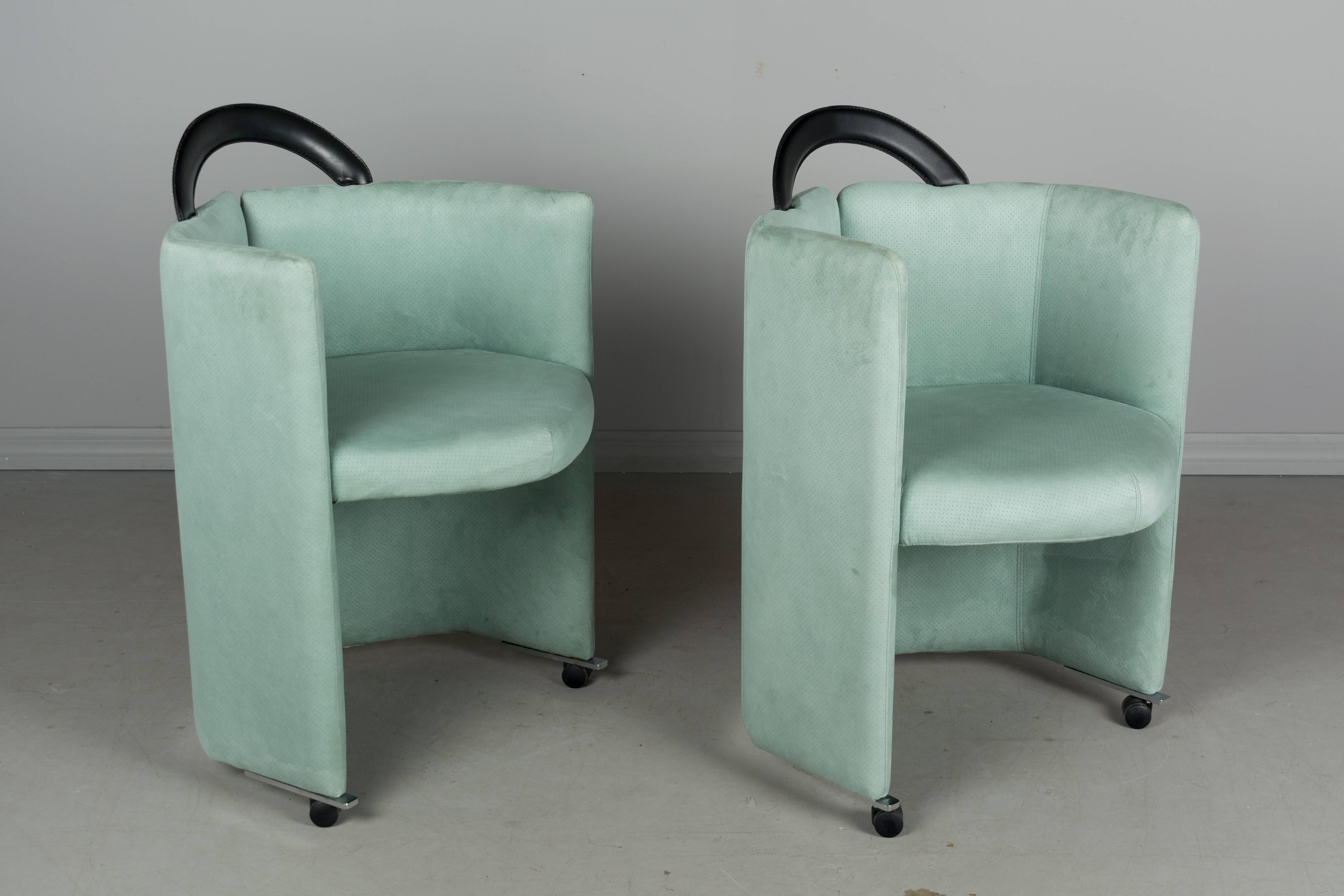 Contemporary Pair of Memphis Style Chairs