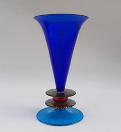 Postmodern " Memphis" vase produced by Formia, 1985
