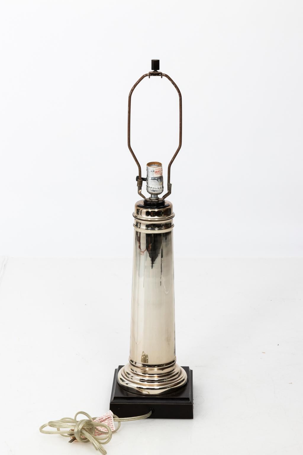 Pair of Mercury Glass Lamps 6