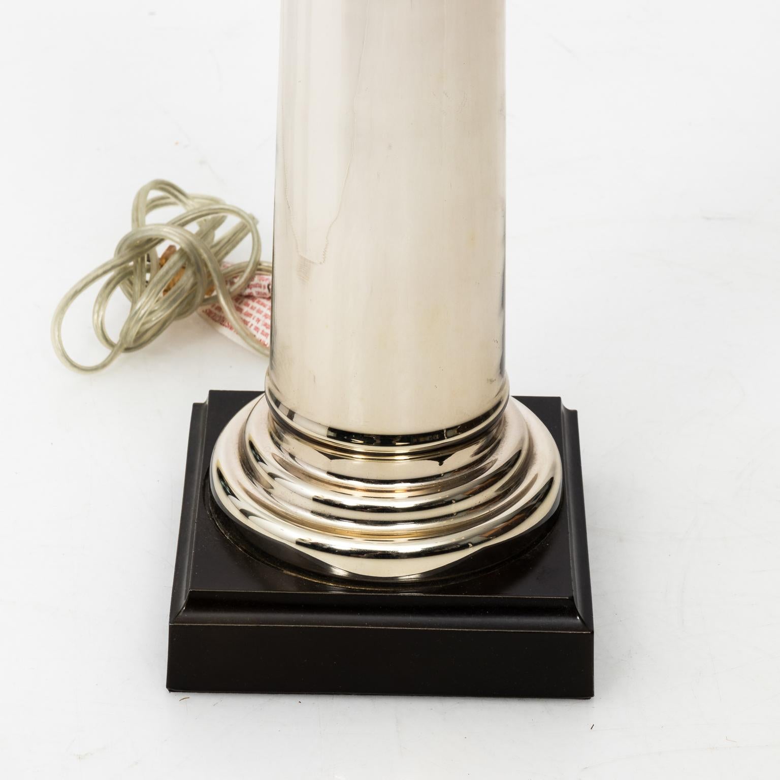 Pair of Mercury Glass Lamps 1