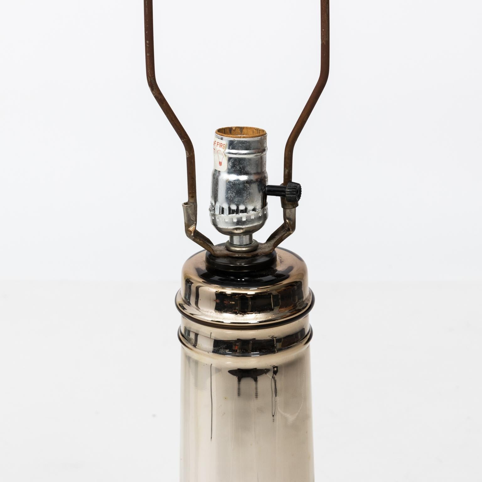 Pair of Mercury Glass Lamps 2
