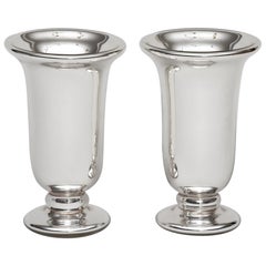Pair of Mercury Glass Vases by Varnish