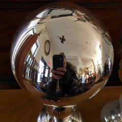 Paire de supports à perruque en verre de Mercure