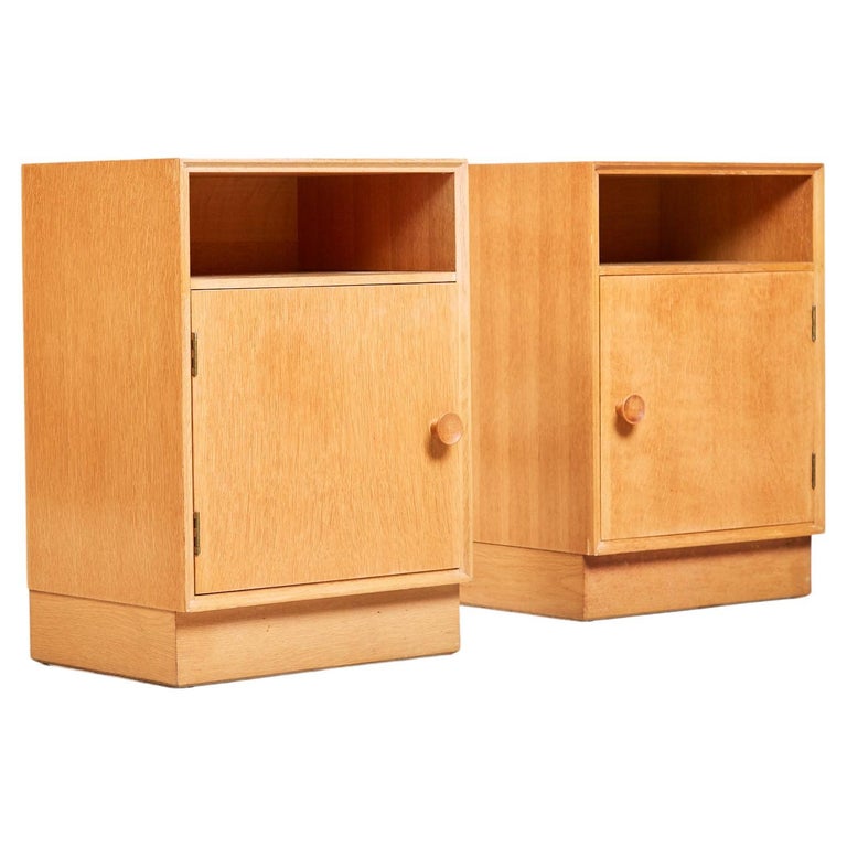 Pair of Meredew Bedside in Oak, 1950s For Sale at 1stDibs