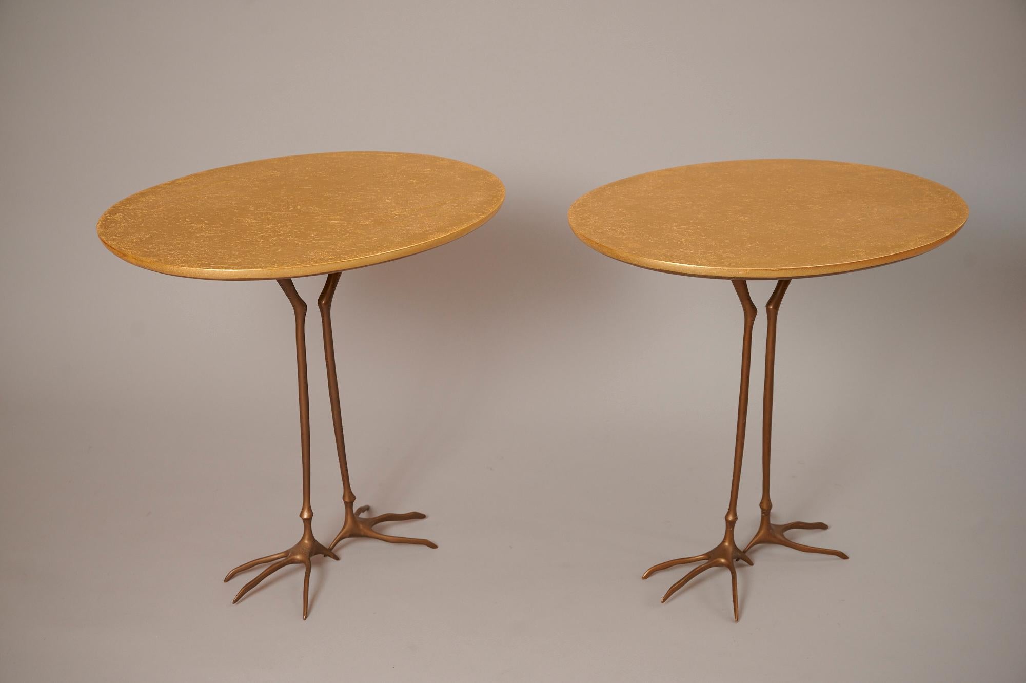 Italian Pair of Meret Openheim 'Traccia' tables, c1970