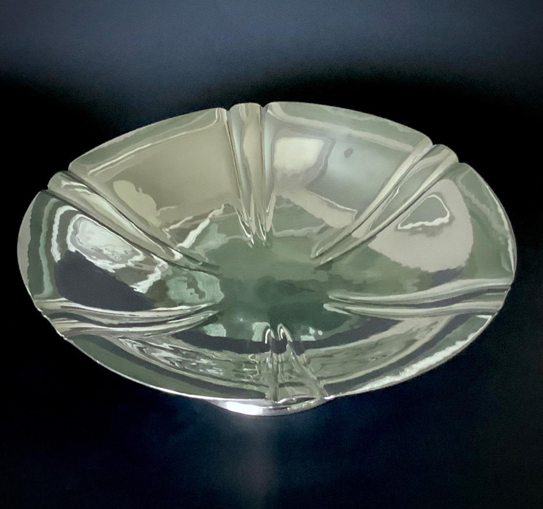 Pair of Meriden Britannia Co. Palladiant Sterling Silver Aventurine Tazza In Good Condition For Sale In Haddonfield, NJ