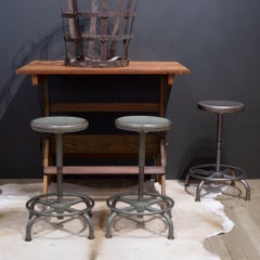 Pair of Metal "Adjusto" Swivel Counter Stool, C.1970