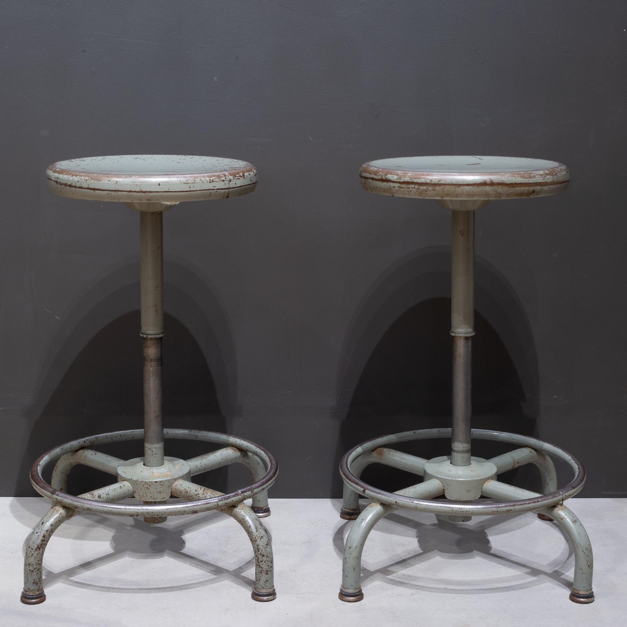 Mid-Century Modern Pair of Metal 