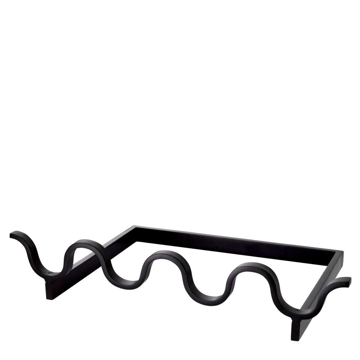 Francese Coppia di ferri da stiro in metallo con finitura nera. Eleganza e minimalismo. in vendita