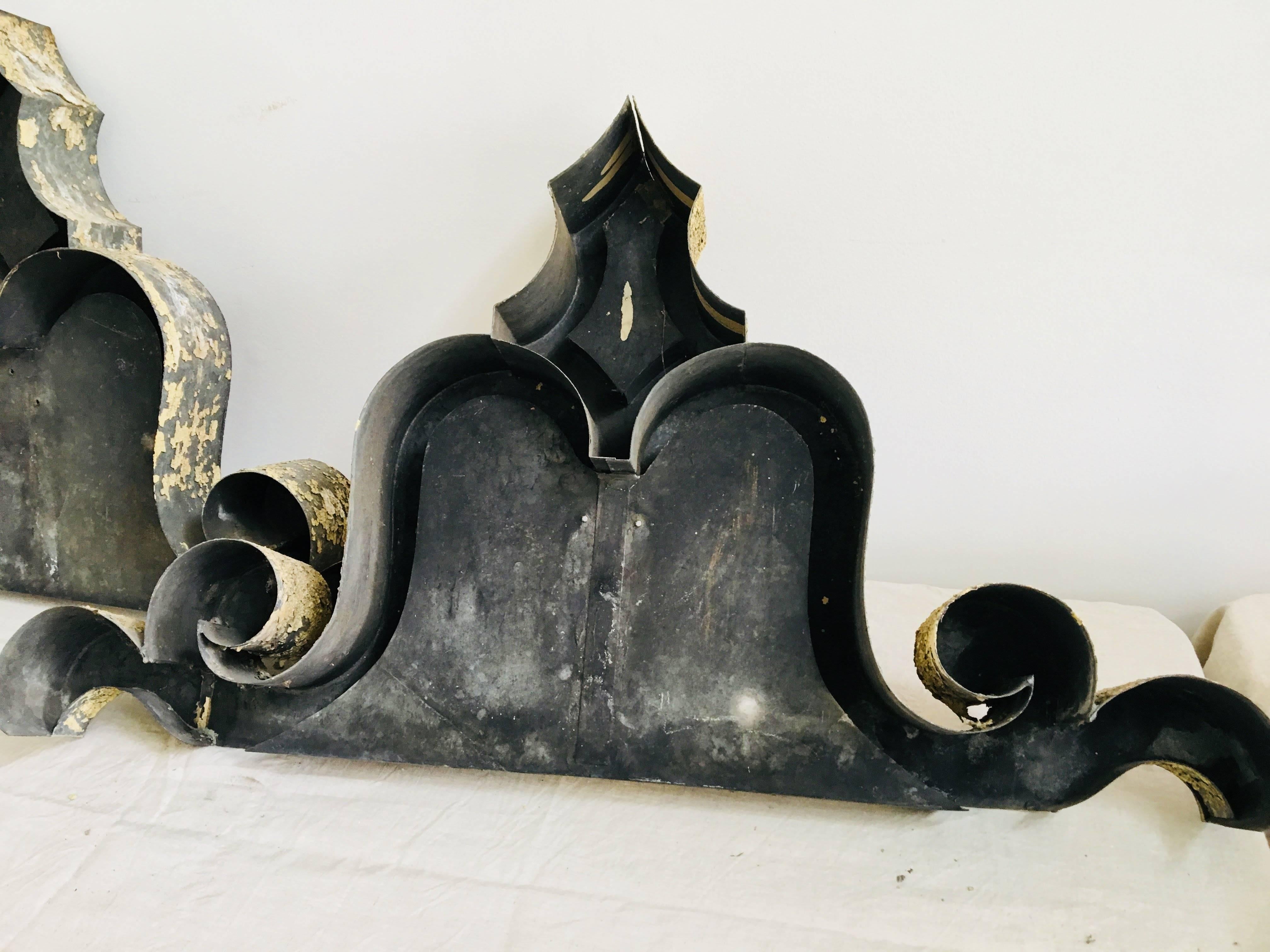Pair of Metal Architectural Elements 5